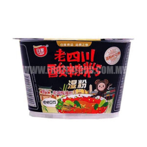 白家陈记 老四川酸辣粉湿粉 (185G) 桶装