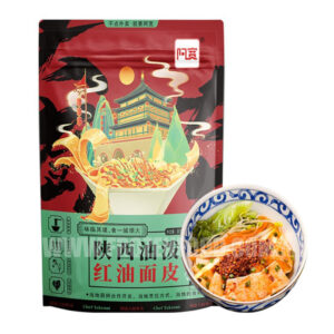 白家阿宽 大厨外卖【陕西油泼红油面皮】(190G) 袋装