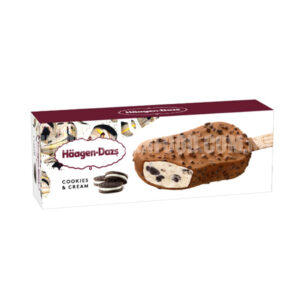 HAAGEN-DAZS COOKIES & CREAM STICK BARS