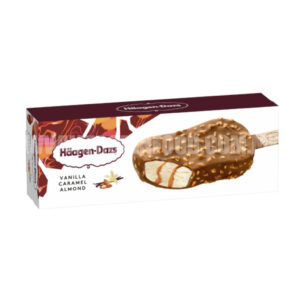 HAAGEN-DAZS VANILLA CARAMEL ALMOND STICK BARS (1PC) 80ML