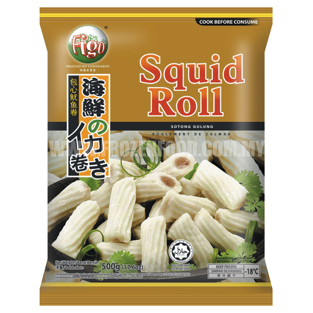 FIGO SQUID ROLL (33) (500G) 包心优鱼卷 Frozen Food Best Priced Quality