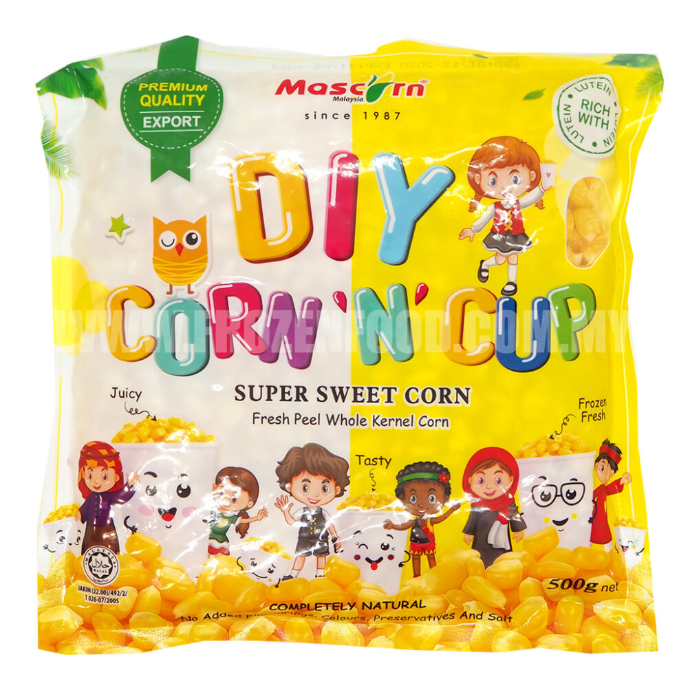 MASCORN FRESH PEEL WHOLE KERNEL CORN (SUPER SWEET) (500G) Frozen Food