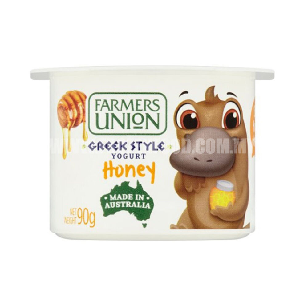 FARMERS UNION KIDS Honey GREEK STYLE YOGURT (90G) Frozen Food Best