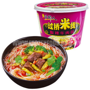 家乡人 酸菜肥牛味过桥米线-桶装 (100G)