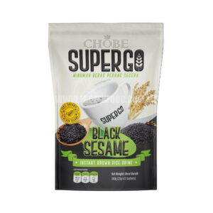 CHOBE SUPERGO INSTANT BROWN RICE DRINK (BLACK SESAME) (25GX12'S)