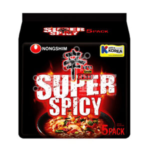 NONG SHIM NS SHIN SUPER SPICY RAMYUN (5PACK) (120G)