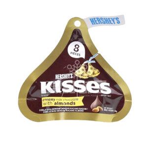 HERSHEY'S KISSES "CREAMY MILK CHOCOLATE WITH ALMONDS" (8) (36G)