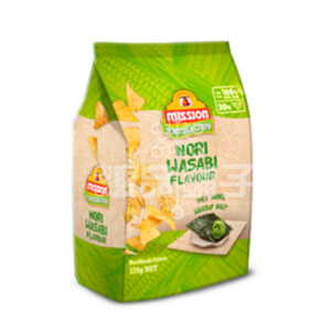 MISSION TORTILLA CHIPS NORI WASABI FLAVOUR (170G)