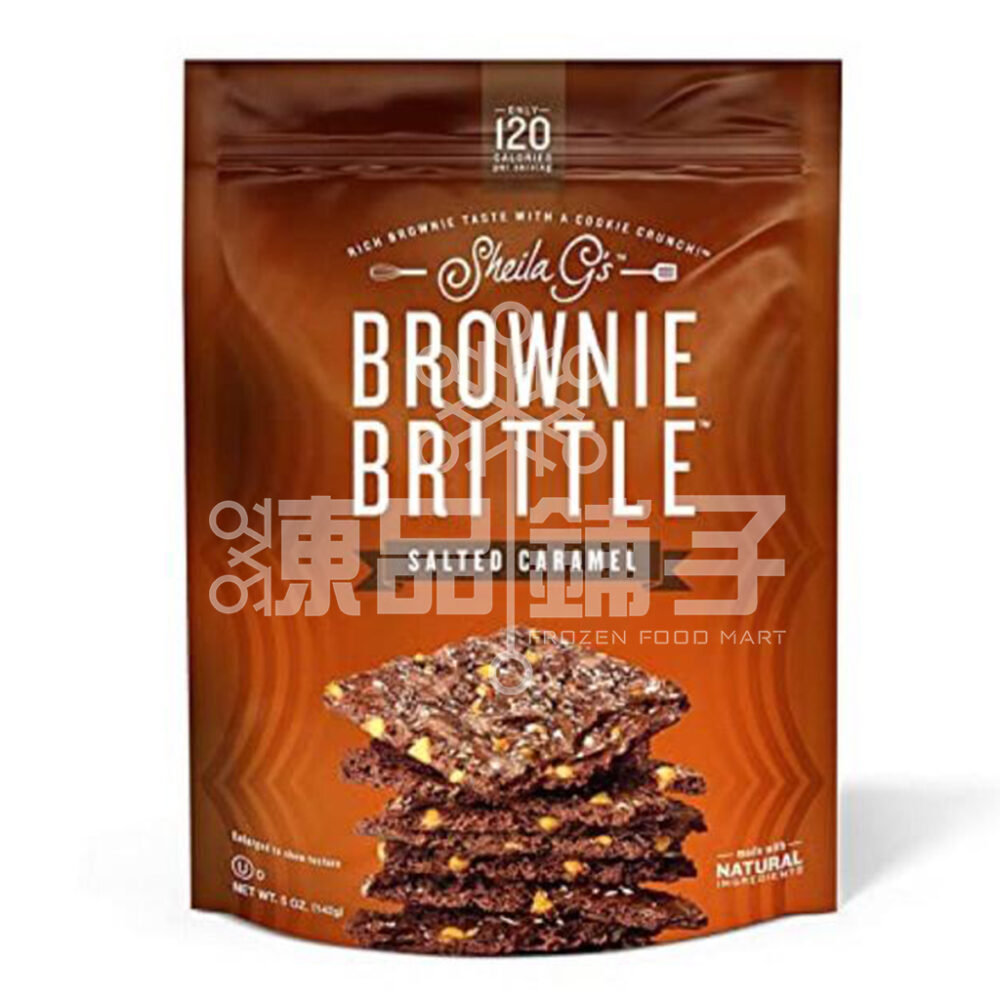 SHEILA G BROWNIE BRITTLE SALTED CARAMEL (142G) Frozen Food Best