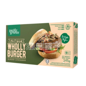 PACIFIC GREENS PLANT-BASED WHOLLY BURGER (2PCS) (300G)