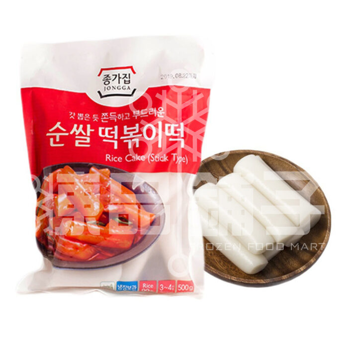 CHONGGA RICE CAKE (STICK) (500G) 韩国年糕 Frozen Food Best Priced Quality