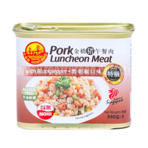 GOLDEN BRIDGE PORK LUNCHEON MEAT (BLACK PEPPER) (340G)