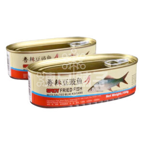 SUN-J SPICY FISH SALTED BLACK BEANS 香辣豆豉鱼 (184G)