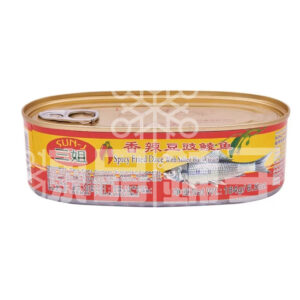 SUN-J GOLD FRIED DACE BLACK BEAN SPICY (184G) 金装香辣豆豉鲮鱼