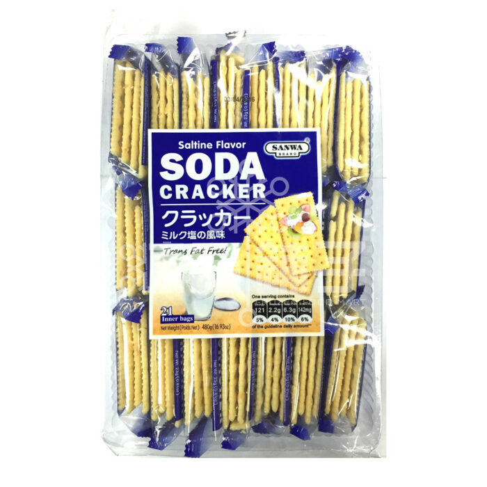 SANWA SODA CRACKER (SALTINE) (480G) 奶盐苏打饼 Frozen Food Best Priced
