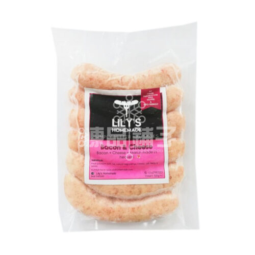 LILY'S HOMEMADE GERMAN BRATWURST SAUSAGE (6) (500G+/) 德国香肠 Frozen