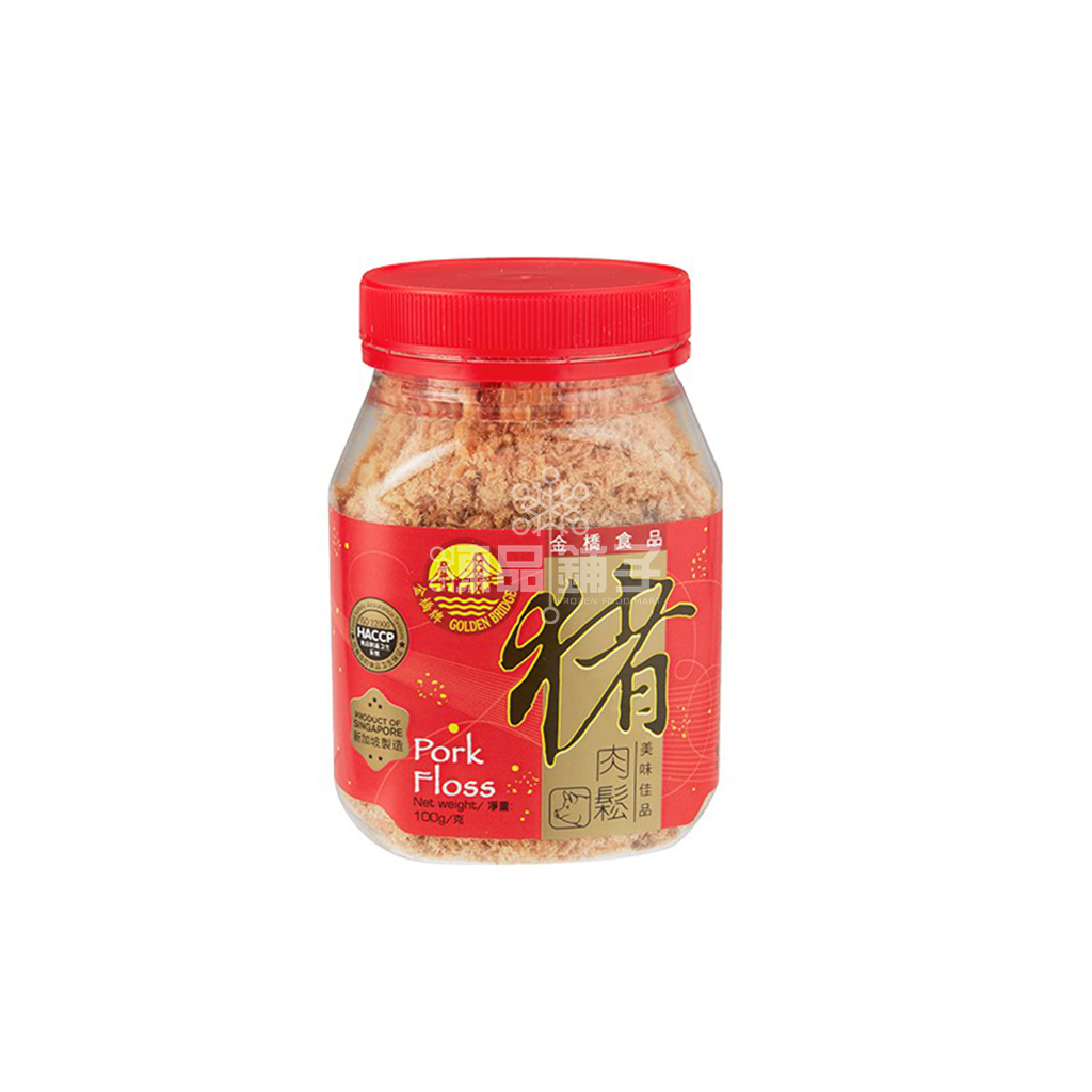 GOLDEN BRIDGE PORK FLOSS (100G) 猪肉松 Frozen Food Best Priced Quality Delivery Ipoh, Perak, Malaysia